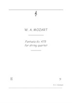 W. A. Mozart Fantasia for piano – string quartet